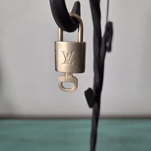 Louis Vuitton Brass Lock and Key Set
